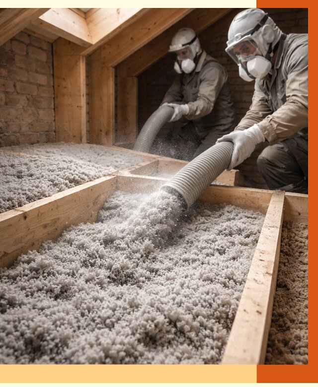 Утепление коттеджа эковатой в Рыбинске от 2602 руб./м² — комплексная задувка и монтаж | ТепломастерРбн