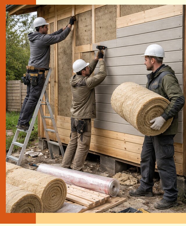 Утепление бани снаружи в Рыбинске профессионально и надежно