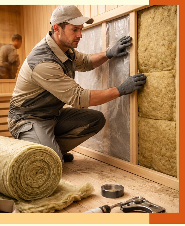 Утепление сауны изнутри в Рыбинске от 6765 руб. за м2 | ППУ, под ключ — ТепломастерРбн