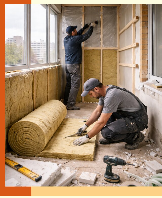 Утепление балкона под ключ в Рыбинске качественно и быстро