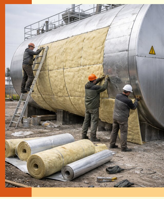 Утепление резервуаров с топливом в Рыбинске надежно и экономично