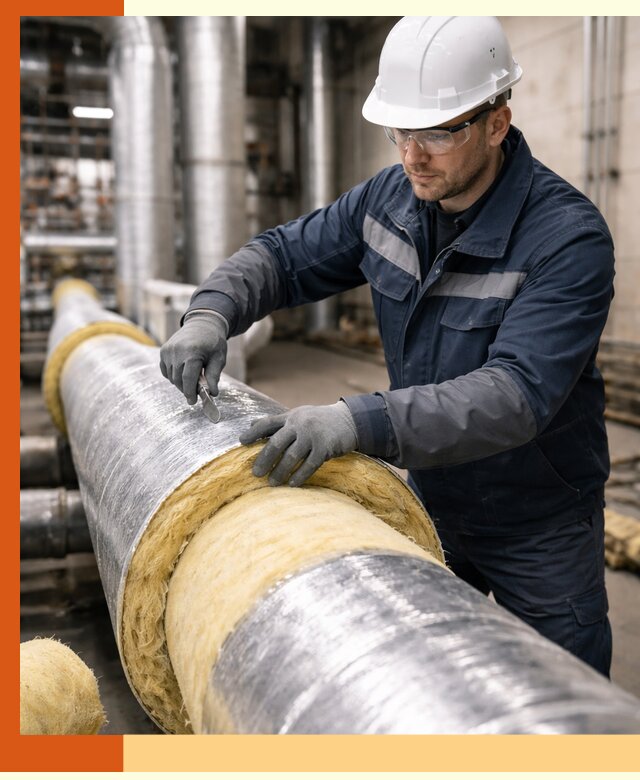 Утепление технологического оборудования и заводских установок в Рыбинске