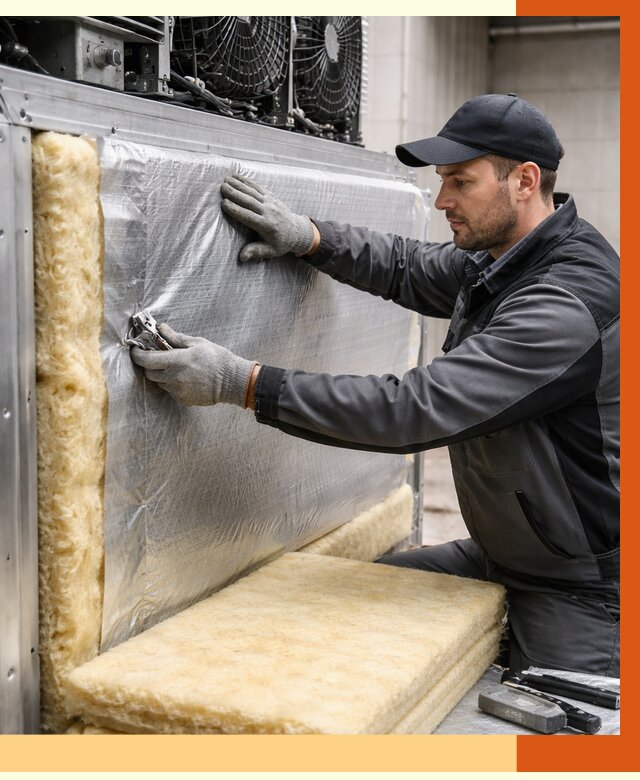 Утепление холодильного агрегата в Рыбинске от 8847 руб. под ключ | ТепломастерРбн