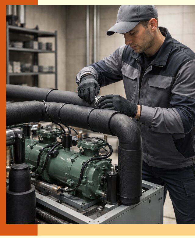 Утепление холодильного агрегата и теплоизоляция в Рыбинске