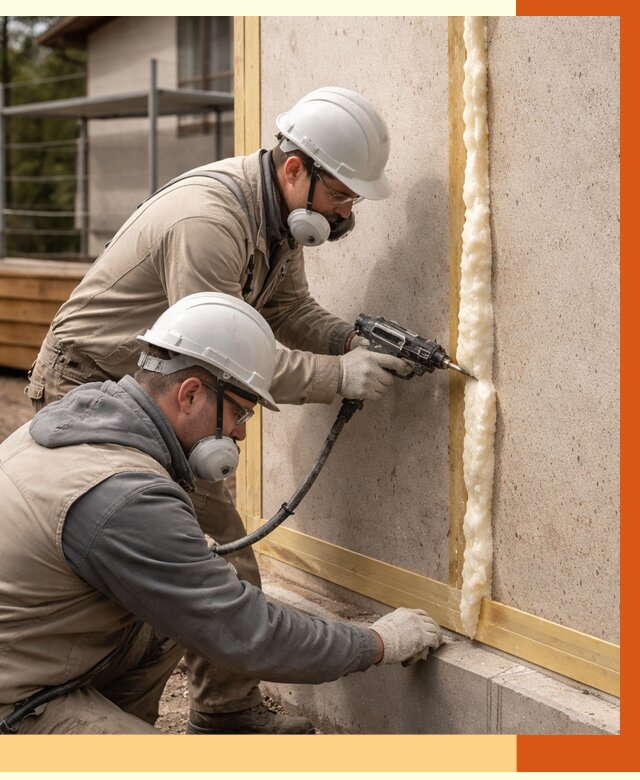 Утепление сип панелей ППУ в Рыбинске от 4996 руб. под ключ | ТепломастерРбн