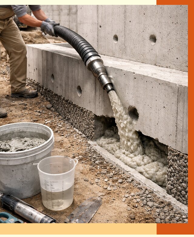 Заполнение полостей фундамента в Рыбинске от 7077 руб. под ключ | ТепломастерРбн