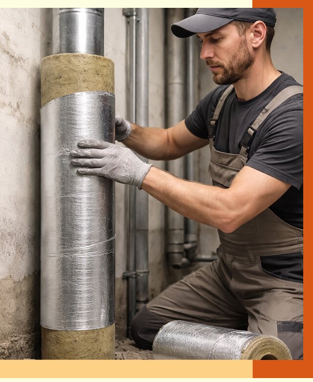 Шумоизоляция труб в Рыбинске от 1249 руб. — шумоподавление и звукоизоляция труб | ТепломастерРбн