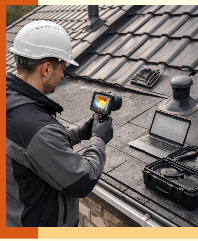 Тепловизионное обследование кровли в Рыбинске для выявления дефектов